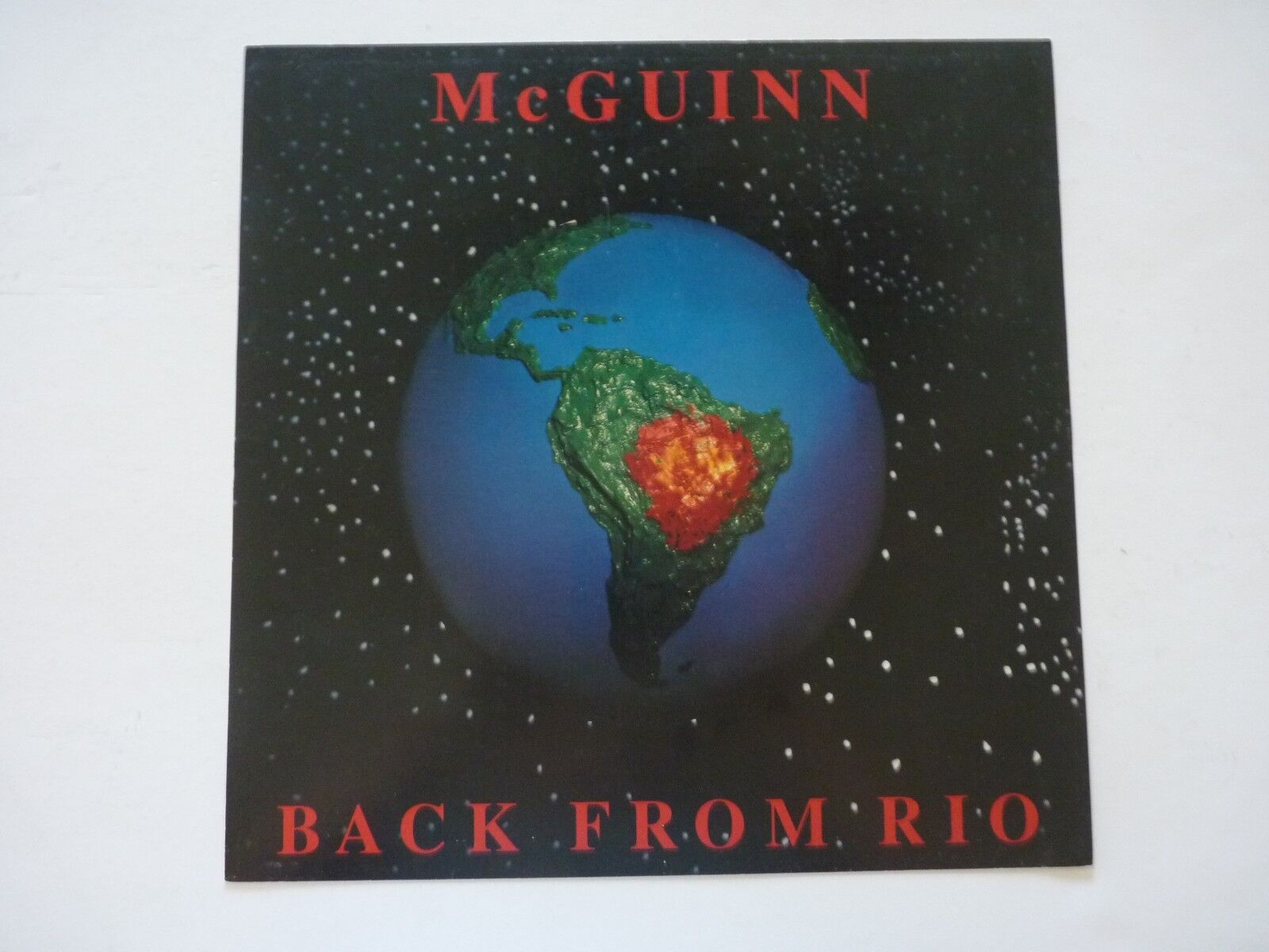 McGuinn Back From Rio LP Record Photo Poster painting Flat 12x12 Poster