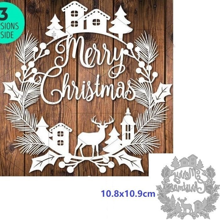 2021 New Arrival Presell Christmas ornaments Metal Cutting Dies For Scrapbooking DIY Cards Stencil Paper Craft Handmade Album