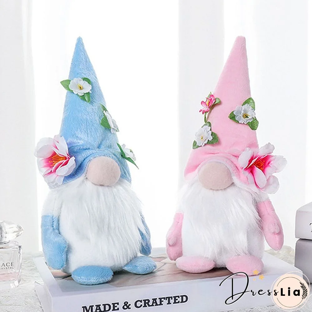 58Styles Elf Doll Ornament Gnomes Dwarf Wedding Decor Rudolph Faceless Plush Doll Swedish Tomte Dwarf