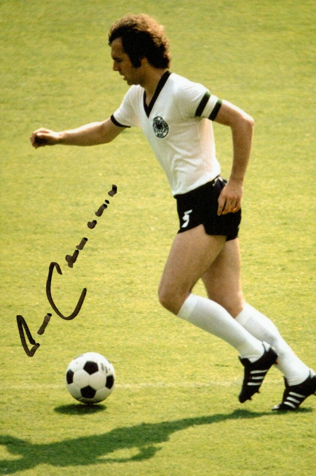 Franz Beckenbauer Hand Signed 6x4 Photo Poster painting West Germany Autograph Memorabilia + COA