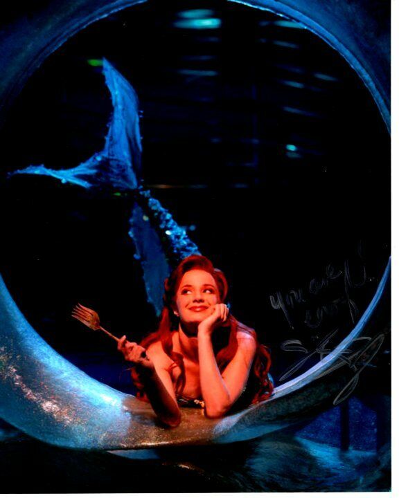 SIERRA BOGGESS signed autographed THE LITTLE MERMAID ARIEL Photo Poster painting GREAT CONTENT