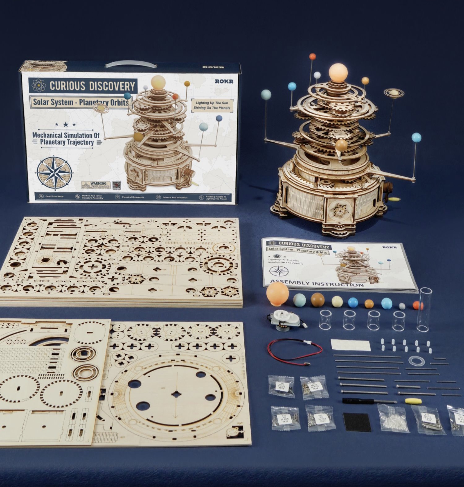 ROKR Mechanical Orrery ST001 3D Wooden Puzzle