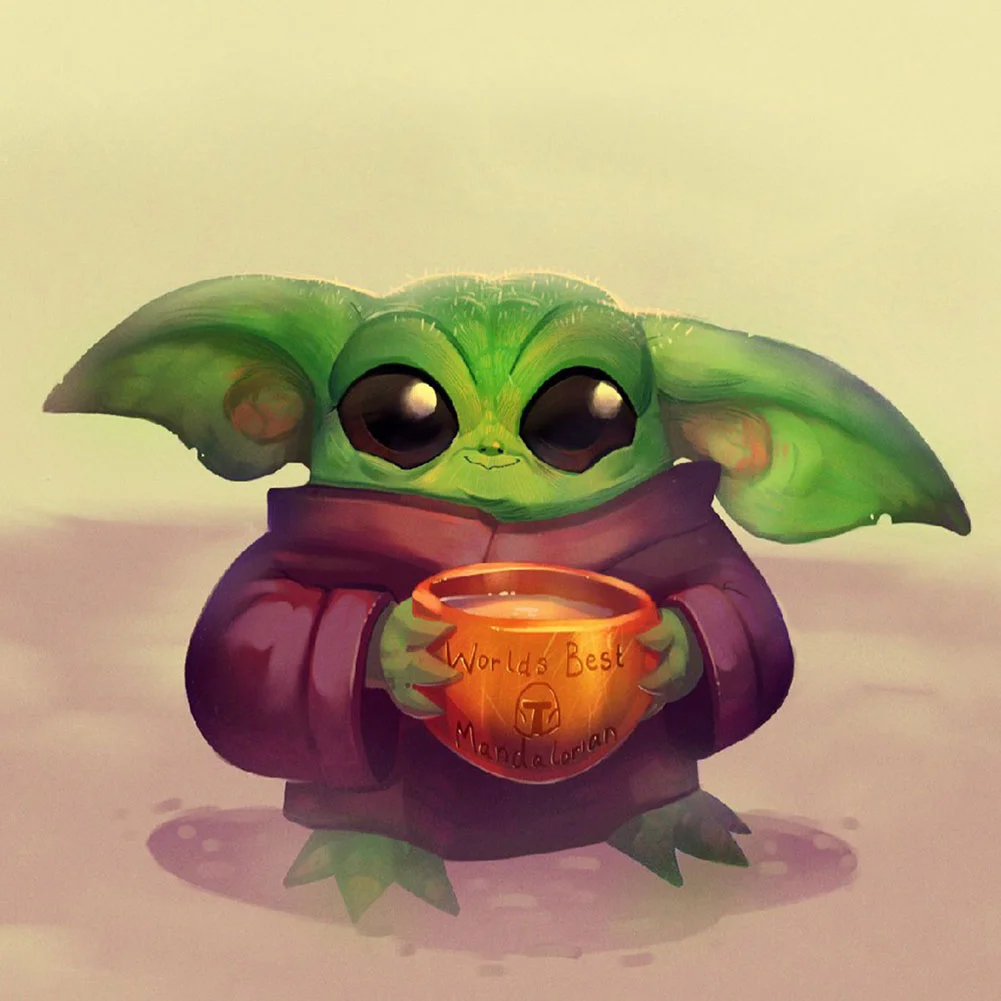 Full Round Diamond Painting 30*30cm - Yoda