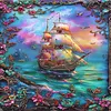 Vintage Sailboat-11CT Stamped Cross Stitch 40*55cm/15.75*21.65in tapestrymarket