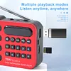Mini Portable FM Radio BT Wireless Speakers Solar Charging FM Radio Receiver