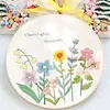 【Limited Stock Sale】Flowers-DIY Embroidery Kit with Pattern Cotton Threads Needles Hoop 30*30cm/11.8*11.8in tapestrymarket