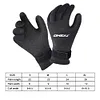 5mm Five Finger Dive Gloves Anti Slip Water Gloves for Diving Snorkeling Surfing