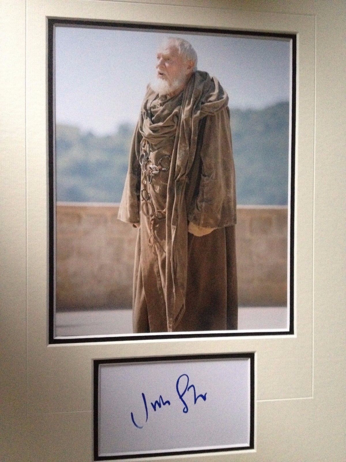 JULIAN GLOVER - GAME OF THRONES ACTOR - SIGNED COLOUR Photo Poster painting DISPLAY