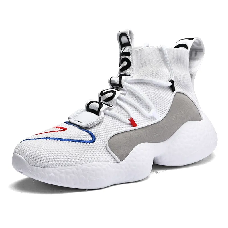 Nine o'clock Stylish Couple Casual Shoes Non-Leather Breathable Male Sneakers Outdoor Quality Anti-skid Footwear Big Size 35-50