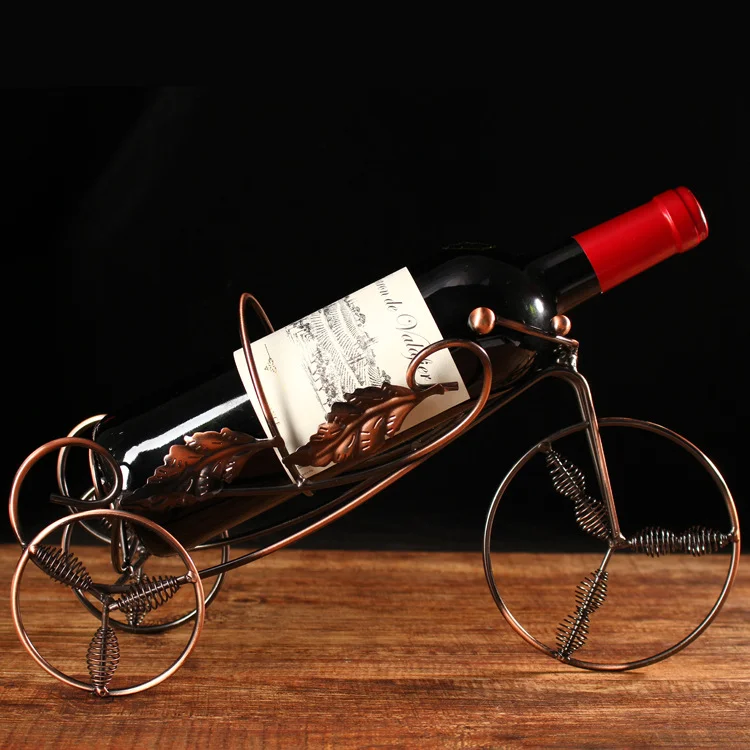 Athvotar Nordic Tieyi Red Wine Rack Decoration European Antique Restaurant Bar KTV Wine Cabinet Wine Display Shelf