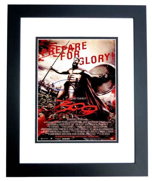 Gerard Butler Signed - Autographed 300 Prepare for Glory 10x15 Photo Poster painting FRAMED