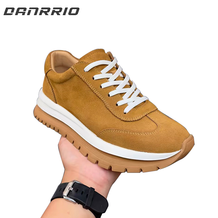 DANRRIO Handmade Retro Leather Exfoliating Fashionable Breathable Soft Leather Shoes DANRRIO.COM DANRRIO