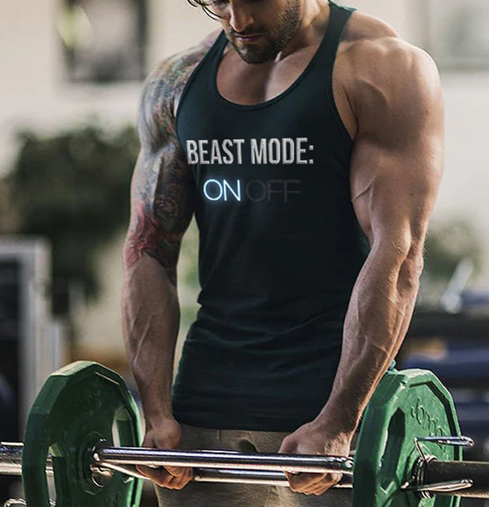 Beast Mode: On Printed Men's Vest