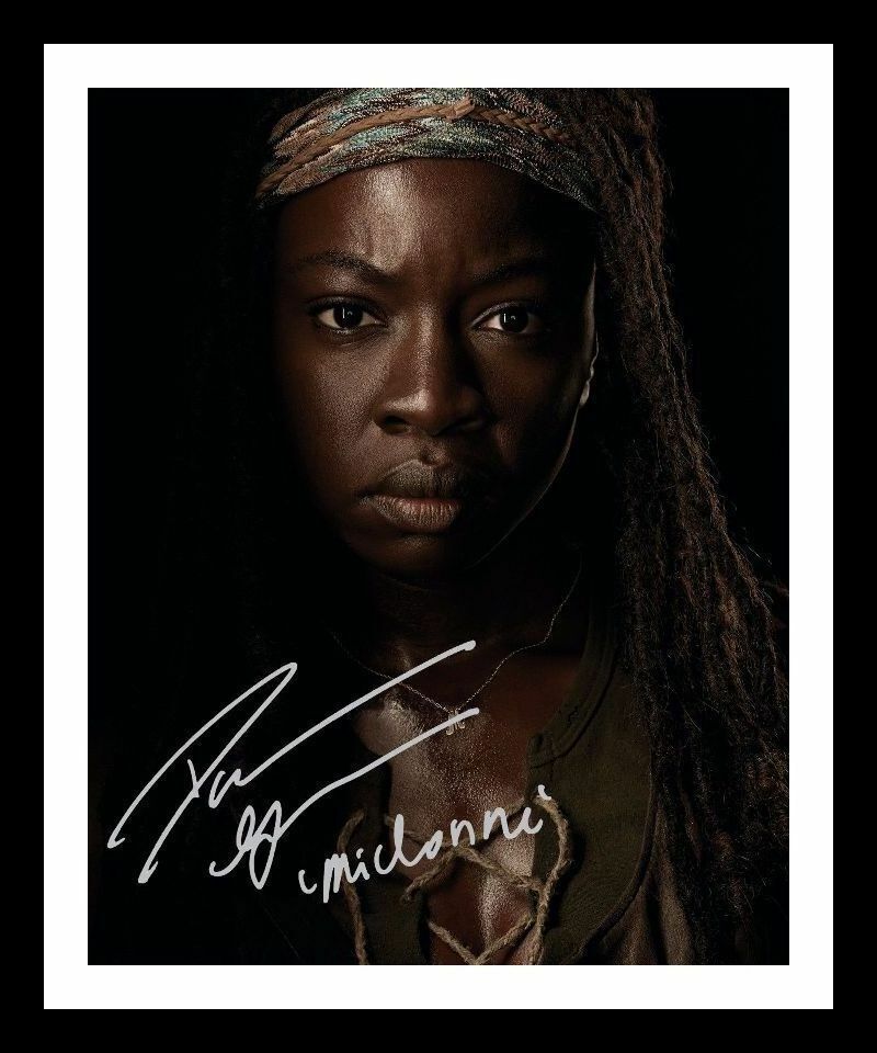 Danai Gurira - The Walking Dead Autograph Signed & Framed Photo Poster painting 1