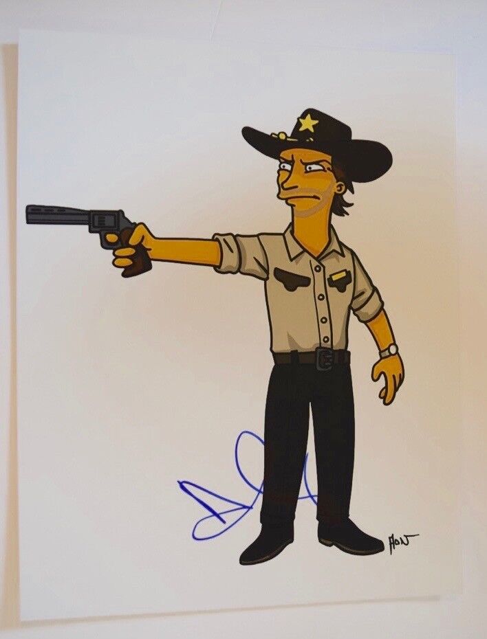 Andrew Lincoln Signed Autographed 11x14 Photo Poster painting The Walking Dead Rick COA VD