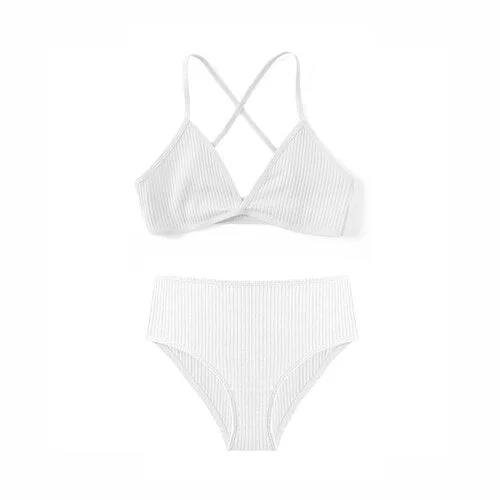 Cotton Seamless Underwear Women 2 Pieces Bra Set Sexy High Waist Lingerie Thin Comfort Bikini Secret Short Skin Care Kits