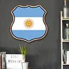 Argentine Flag - Shield Vintage Metal Signs(12*12Inch)
