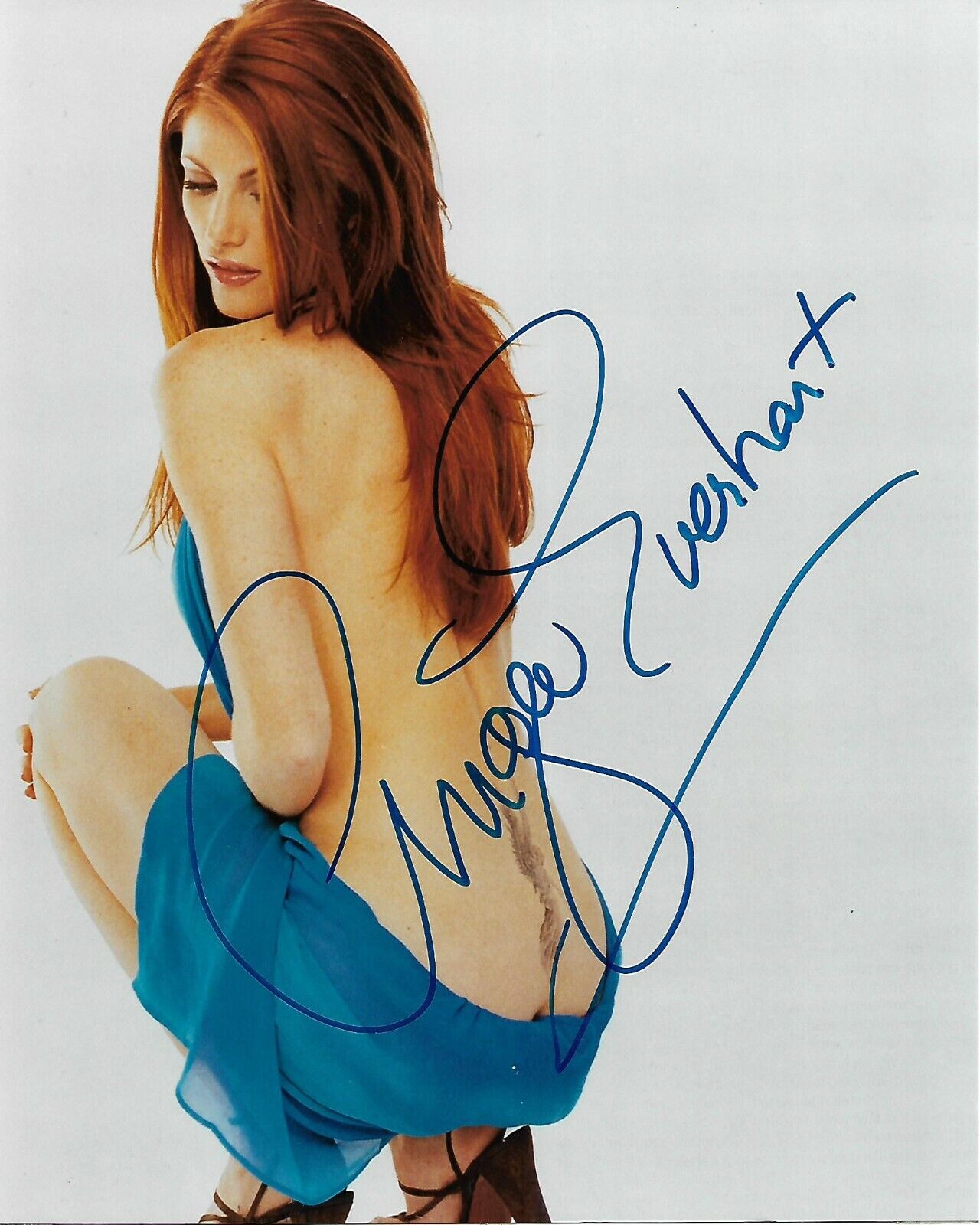 ANGIE EVERHART Autographed 8 x 10 Signed Photo Poster painting COA