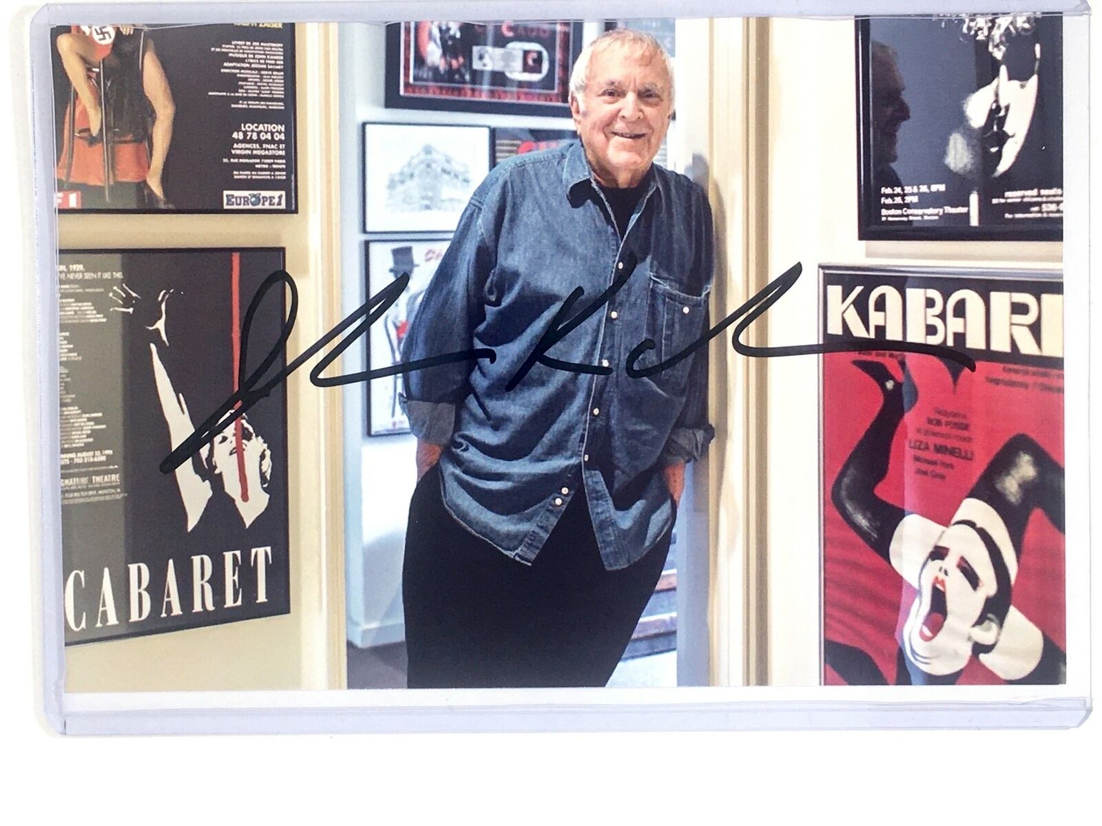 John Kander Signed 4x6 Photo Poster painting Broadway Songwriter Composer Autograph Auto