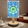DIY Special Shaped Diamond Painting Wooden Stand LED Lamp Night Light Kit Bedside Small Desk Light Home Decoration Lamp