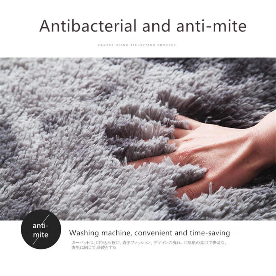 Round Fluffy Area Rug