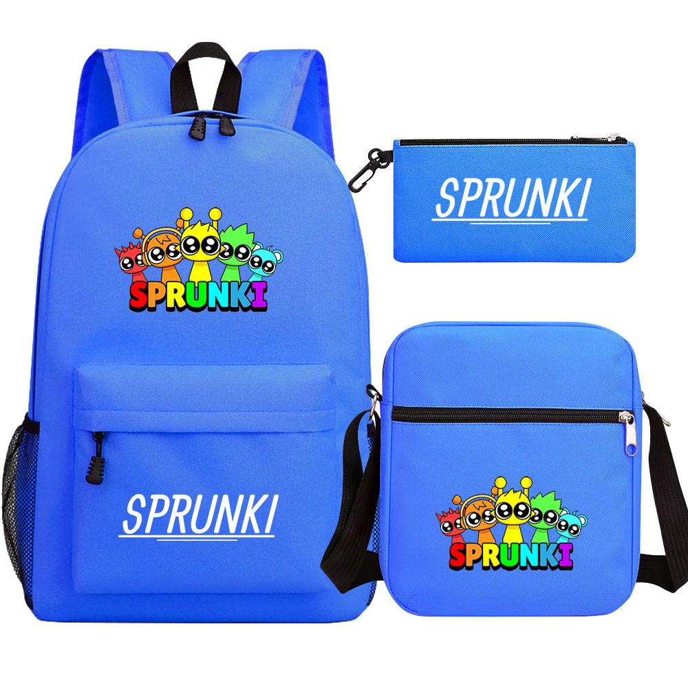 Mayoulove Sprunki Kids Backpack Lightweight Design with Multiple Pockets for School Adventures-Mayoulove