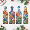 4Pcs Flowers Decorative Diamond Painting Serving Tray for Countertop Decor