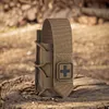 Closed Flap Tourniquet Pouch EMT Emergency Survival Med Pouch for Chest Rig Vest