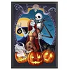 Halloween Jack And Sally-11CT Stamped Cross Stitch 40*60cm/15.75*23.62in(Big Size)