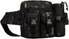 Taktisch Hüfttasche mit Flaschenhalter Militärisch Bauchtasche Wasserdicht Gürteltasche MOLLE Wasserflasche Halter Multifunktional für Damen Herren Wandern Laufen Camping Trekking, Schwarz