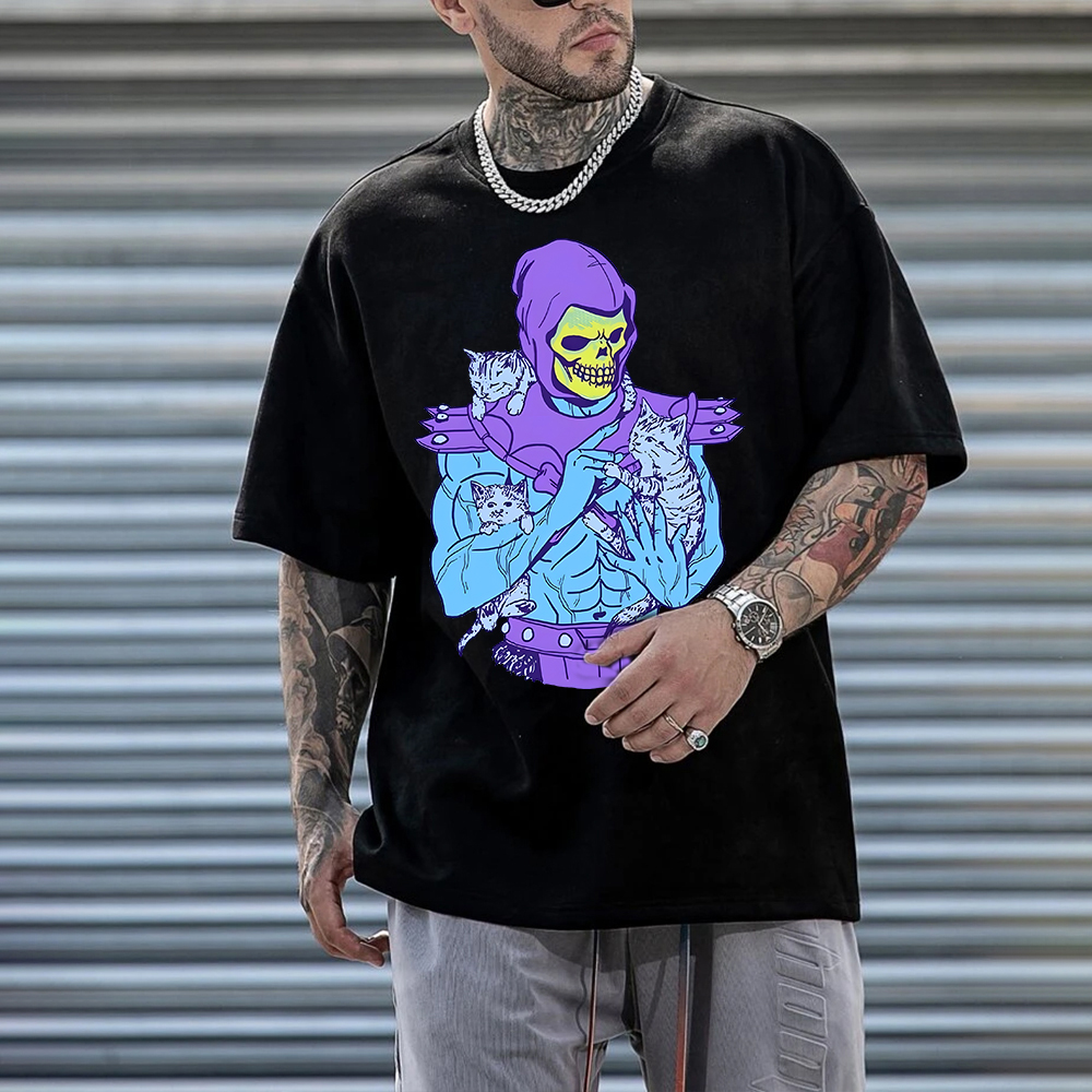 nisex Oversized Print T-Shirt
