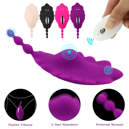 Adults Quiet Panty Vibrator Wireless Remote Control Portable Clitoral Stimulator - Khalesexx