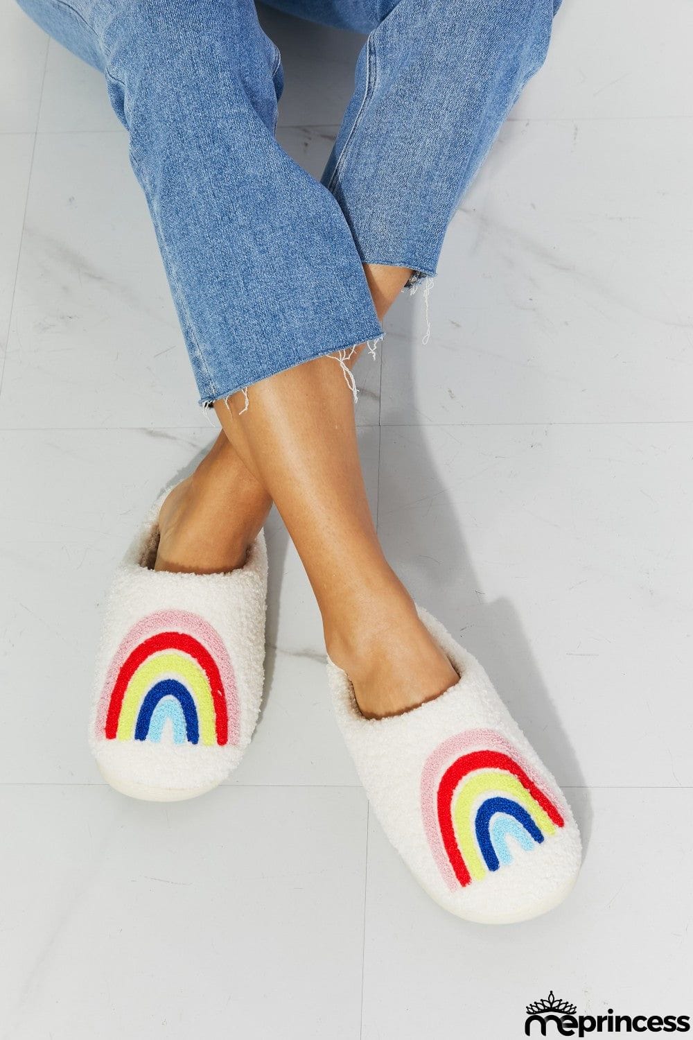 MMShoes Rainbow Plush Slipper