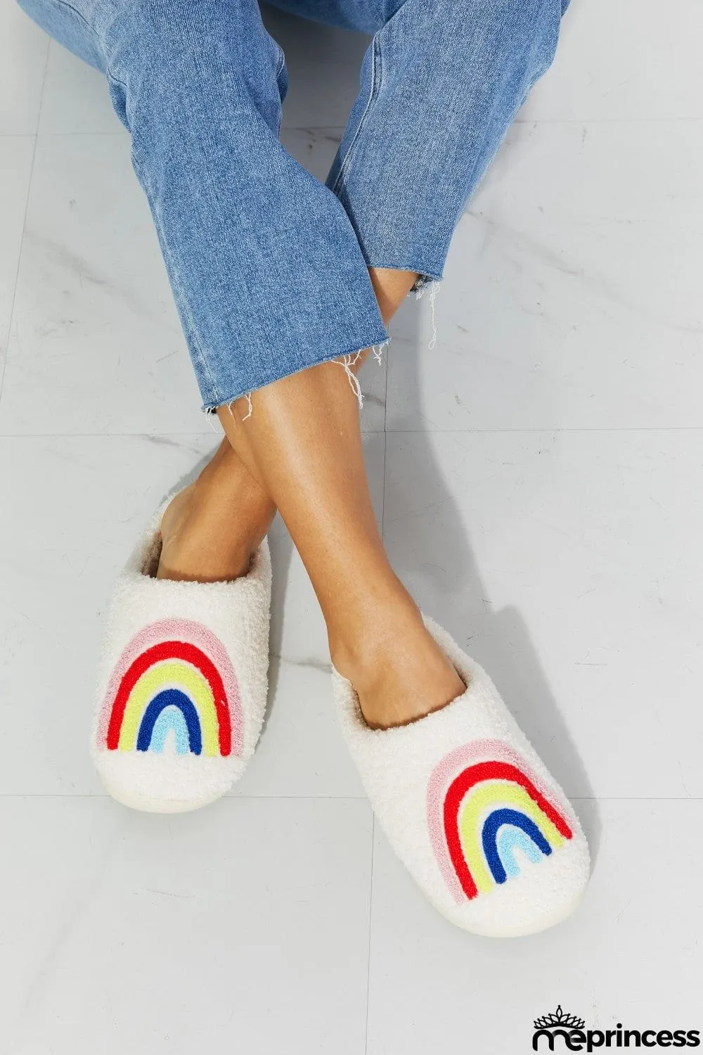 MMShoes Rainbow Plush Slipper