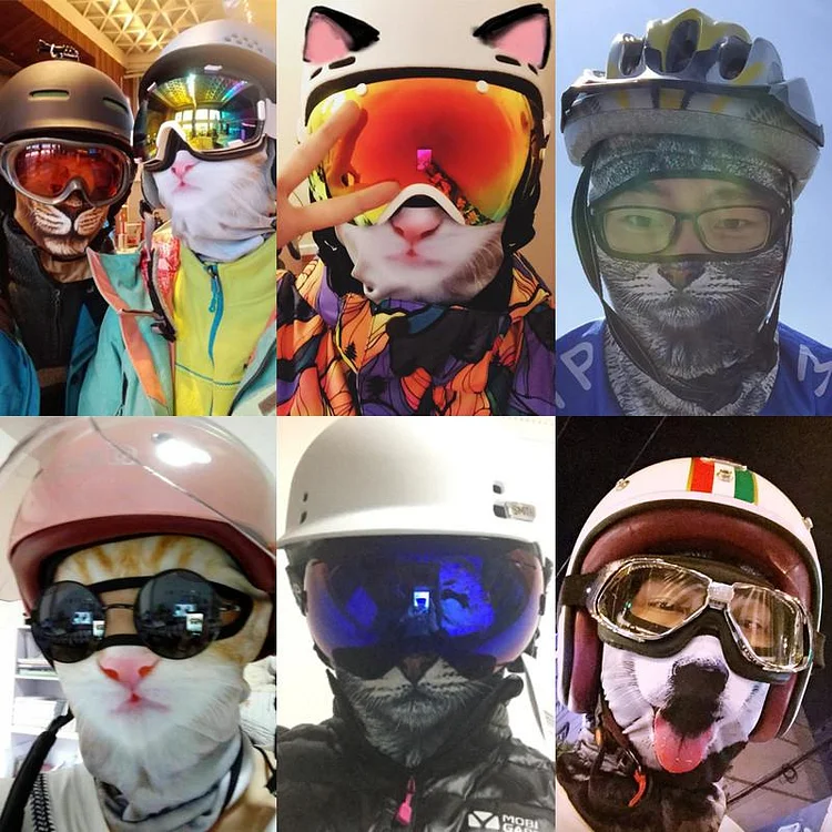 [FreeShipping] Animal Mask Face Gini Ski Masks SP179137