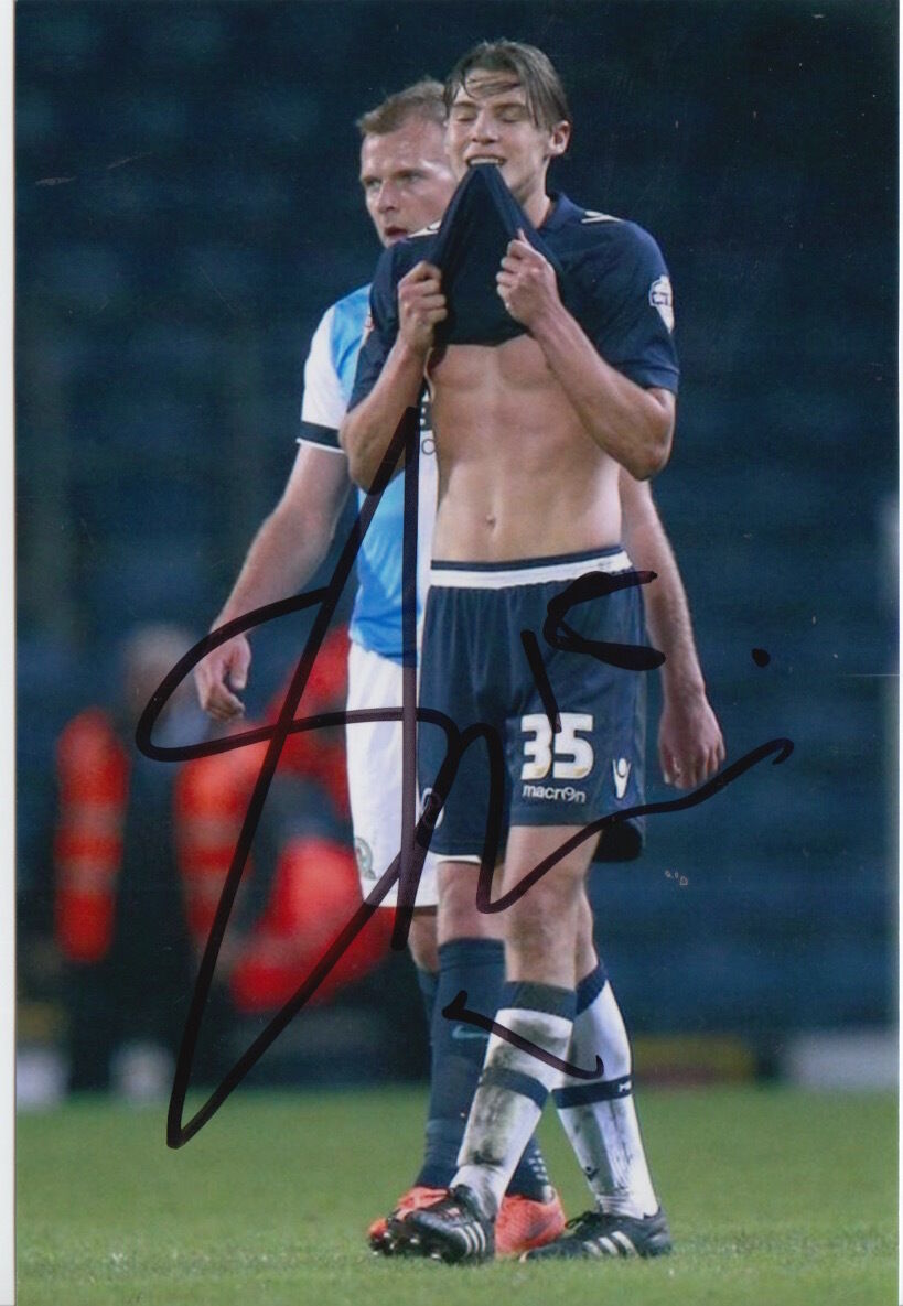 MILLWALL HAND SIGNED SID NELSON 6X4 Photo Poster painting 1.