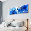 Blue Rose  - Partial Round Diamond Painting(80x40cm)