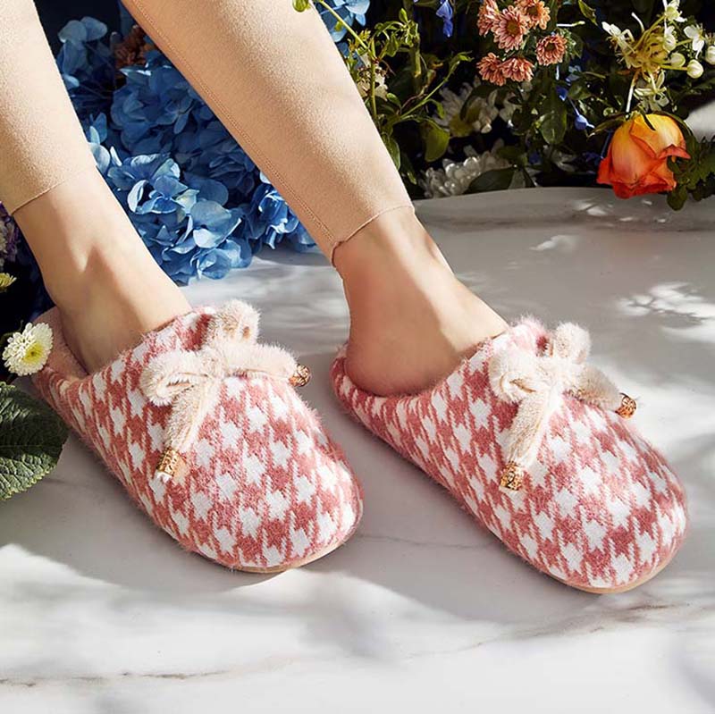 Letclo™  New Indoor Non-slip Plus Velvet Warm Couple Soft-soled Cotton Slippers letclo Letclo