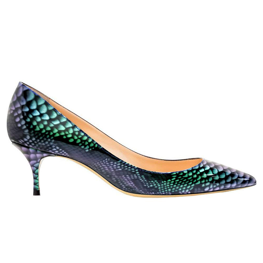 2.36" Kitten Heels Pumps Comfortable Women Daily Shoes-MERUMOTE