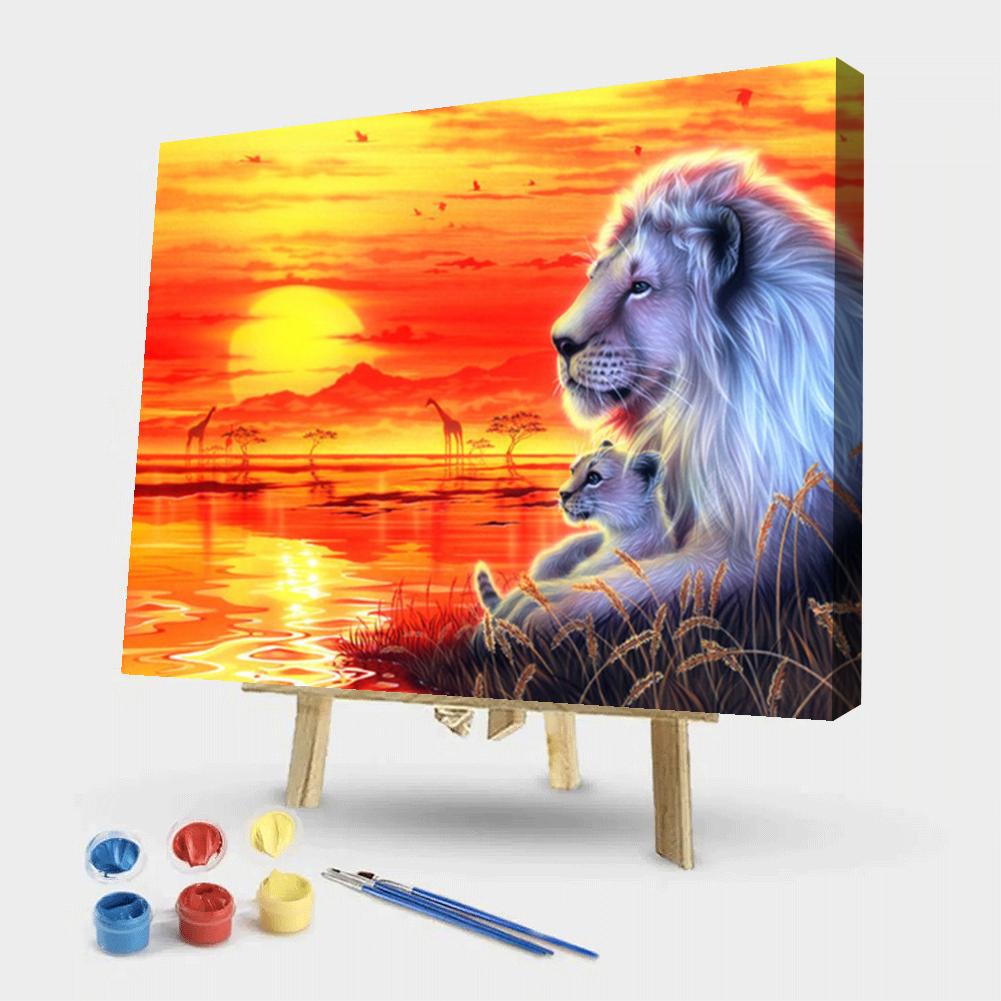 Lion - Painting By Numbers - 50*40CM gbfke