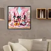 Disney Mickey & Minnie Alphabet-Full Round Diamond Painting 40*40CM
