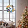 DIY Flowers Butterflies Diamond Painting Wreath （Single Sided)