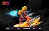 WCF Scale Famous Scene Series 002 Son Gohan & Son Goku's Kamekameha with LED - Dragon Ball Resin Statue - Sky Top Studios