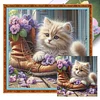 Shoes Cat-11CT Stamped Cross Stitch 40*40cm/15.75*15.75in