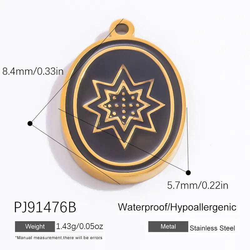 1 Piece 11.1*11.2MM 15.7*17MM 304 Stainless Steel Heart Shape Pendant Chain Jewelry Accessories