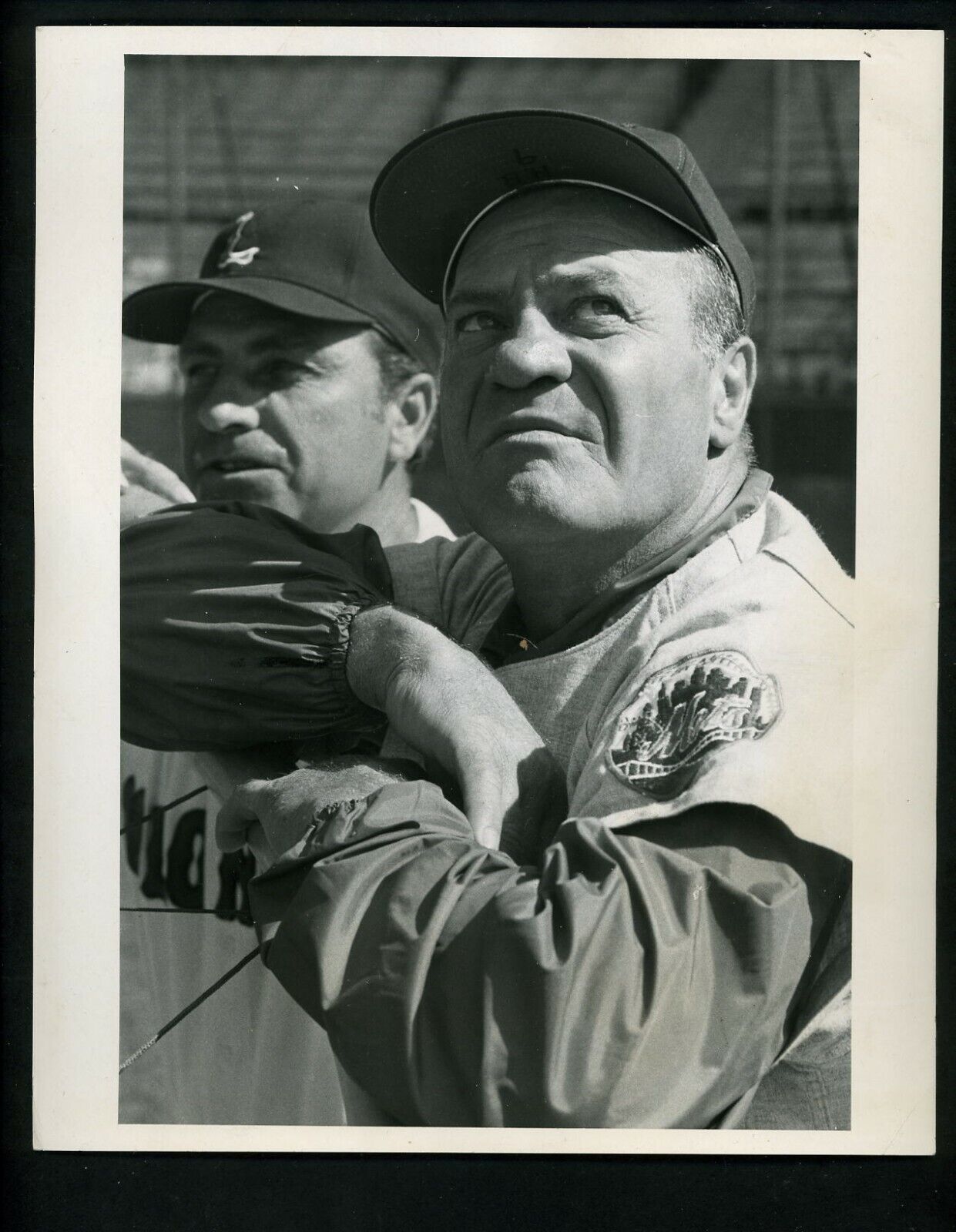 Hank Bauer Manager Tidewater Tides 1971 Press Photo Poster painting