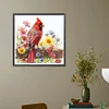 Diamond Painting-DIY Round Part AB Drill Cardinal(45*45CM)