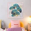 Ginkgo Leaf  - 9CT Partial Beaded Cross Stitch Kit(45x45cm)