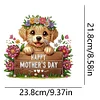 (US Only)Mothers Day 2D Flat DIY Diamond Painting Set Diamond Art Pendant Wall Decor