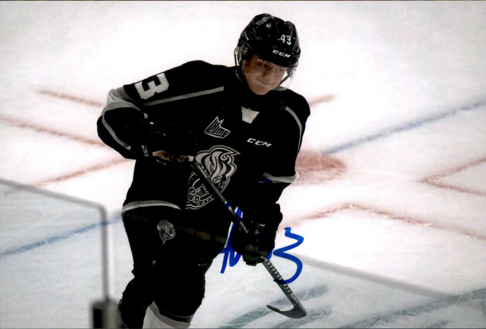 Antonin Verreault SIGNED auto 4x6 Photo Poster painting GATINEAU OLYMPIQUES / NHL DRAFT 2022